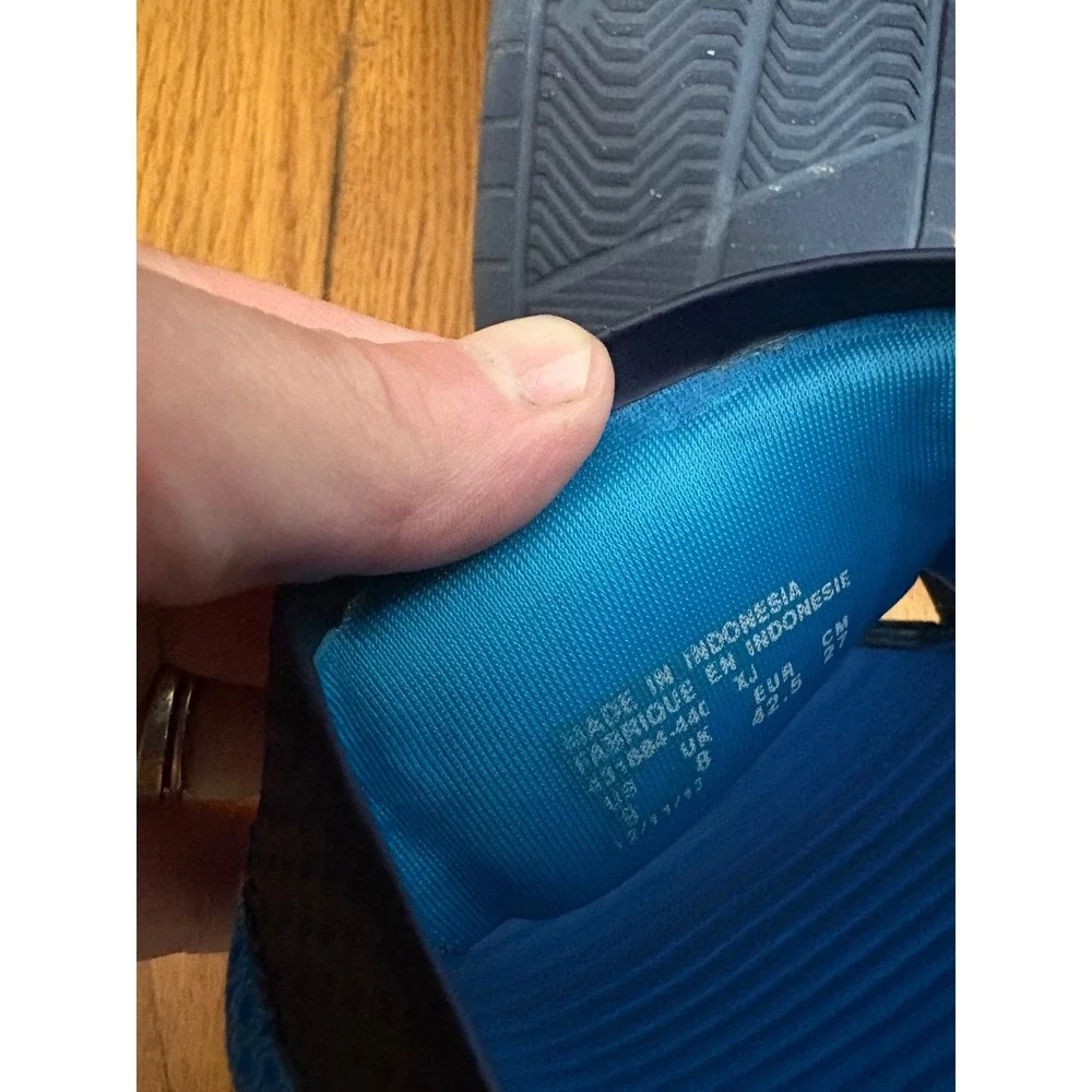Nike Kawa Slide Men Blue Black Athletic Sandals 834818-440 Size 9